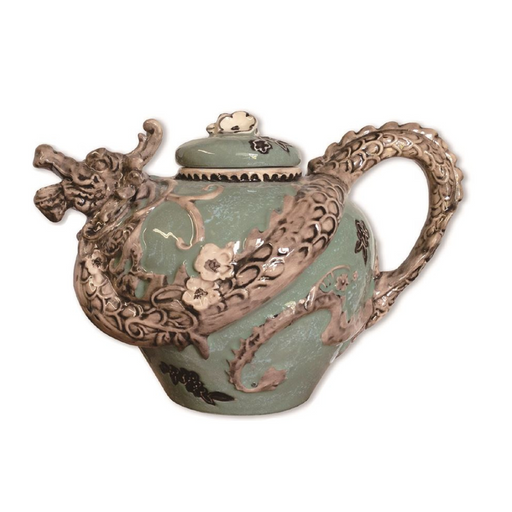 Ronis Green Dragon Teapot 25cm