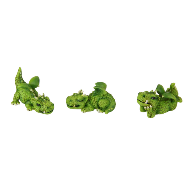 Ronis Green Baby Dragon on Tree Lair Display 5cm Assorted