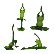 Ronis Green Marble Yoga Frog Assorted – thumbnail