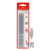 Ronis Grip 2001 Graphite Pencil 2B (Blister Pack 3)