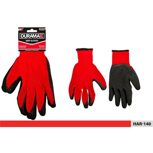 Multi-use latex grip gloves one size