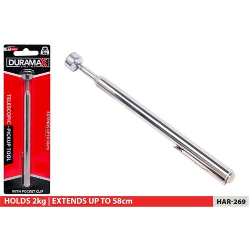 Extendable magnetic pick up tool