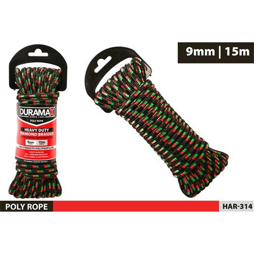 Poly rope 9mm x 15m