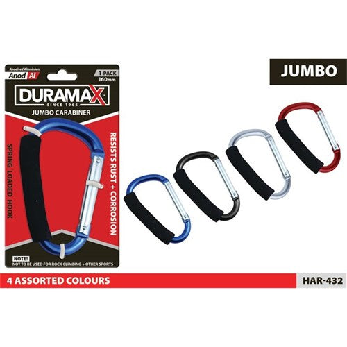 Large steel snap hook connector