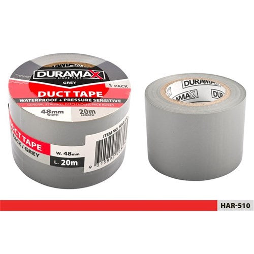 Grey duct tape roll 48mm x 18m