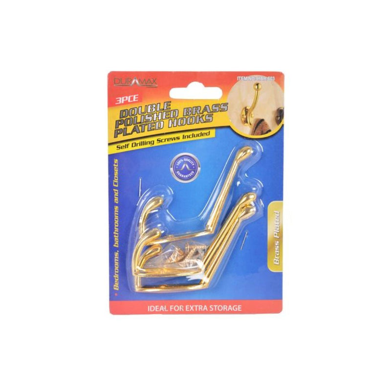 3pce Screw in Hooks Hooks