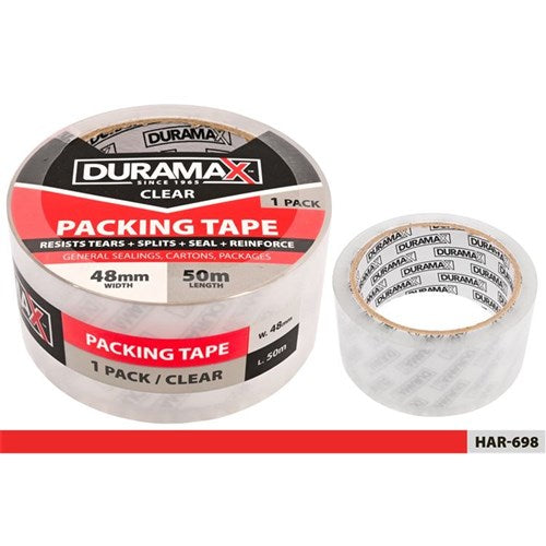 Roll of clear packaging tape 48mm