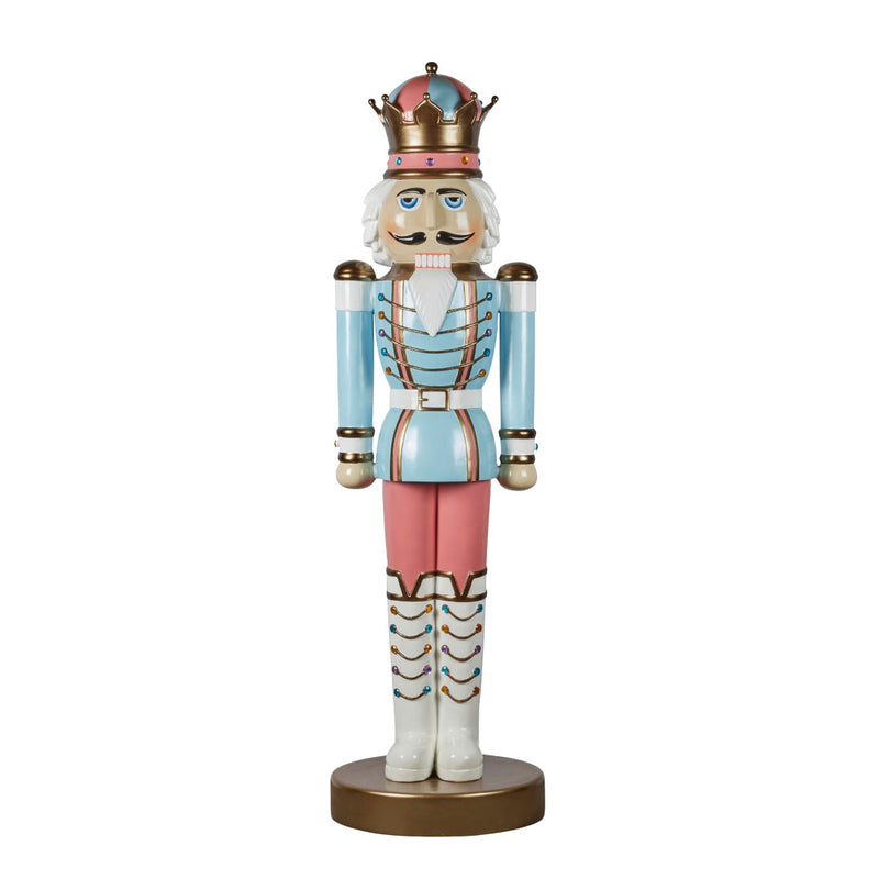 Ronis Christmas Nutcracker Blue & Pink 198cm