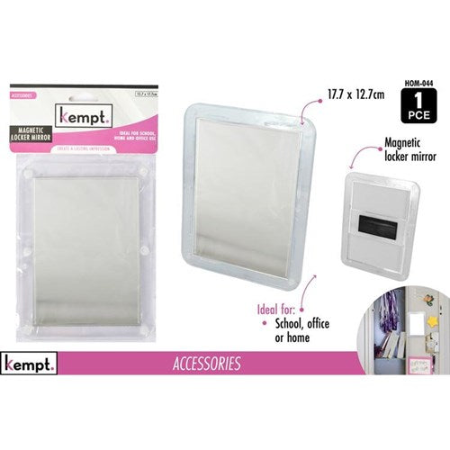 12.7x17.7cm magnetic locker mirror