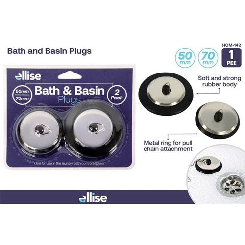 2 pack sink and bath plugs