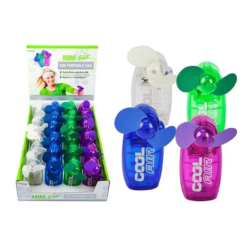 mini fan with EVA safety blades battery operated
