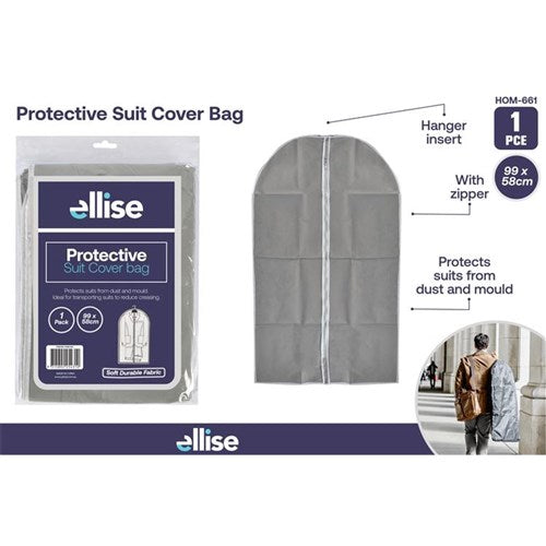 Protective suit and garment cover