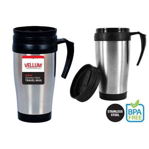 Sleek highly durable commuting vessel for hot beverages