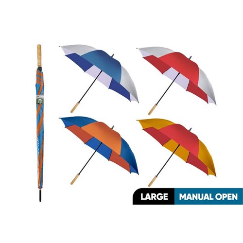 Large golf umbrella assorted colors