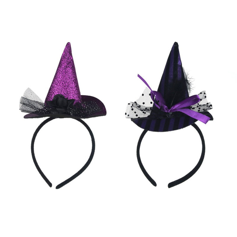 Mini Witch Hat Headband Costume Accessory