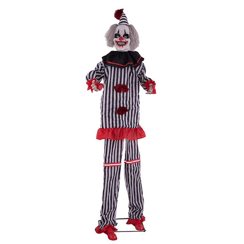 250cm Animated Standing Clown Decoration