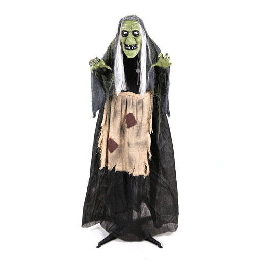 160cm Animated Standing Witch Decoration