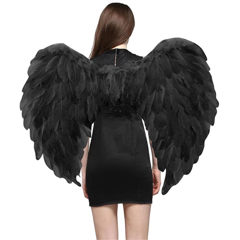 Black Angel Wings Costume