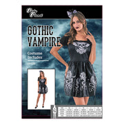 Women’s gothic vampire dress costume