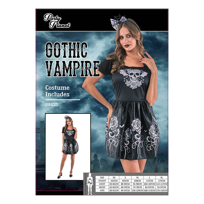 Women’s gothic vampire dress costume