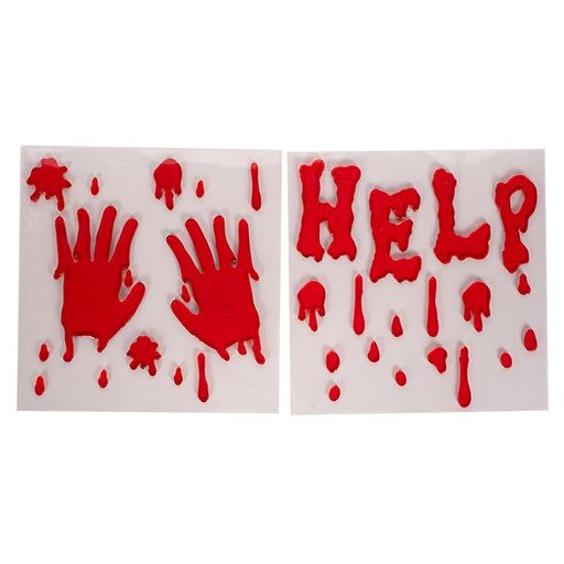Bloody Window Gel Clings