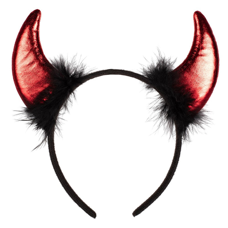 Red Devil Horn Headband Costume Accessory
