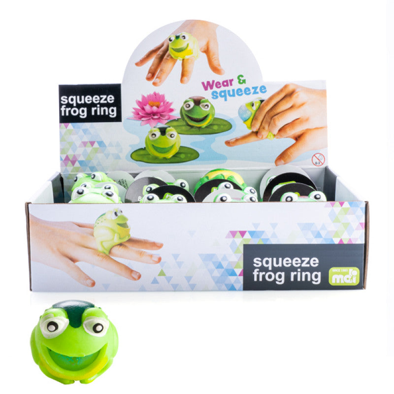 Light up frog squishy ring