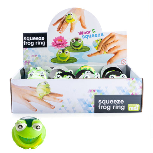 Light up frog squishy ring