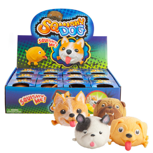 Soft foam dog squeeze toy