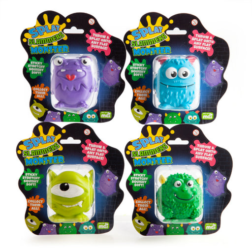 Splat ball monster toy