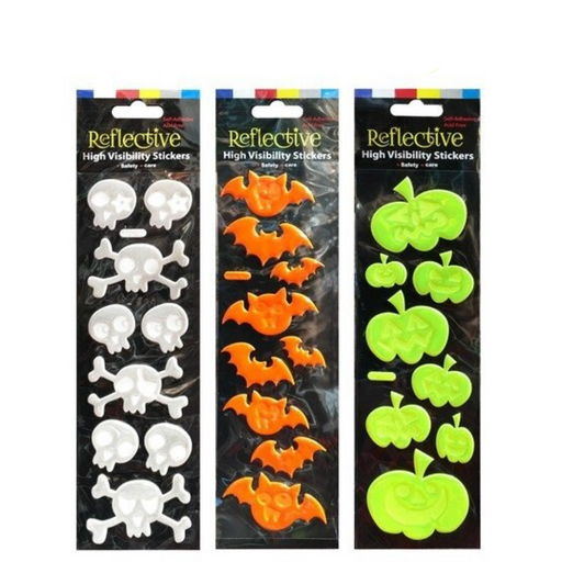 Ronis Halloween Reflective Stickers 3 Asstd