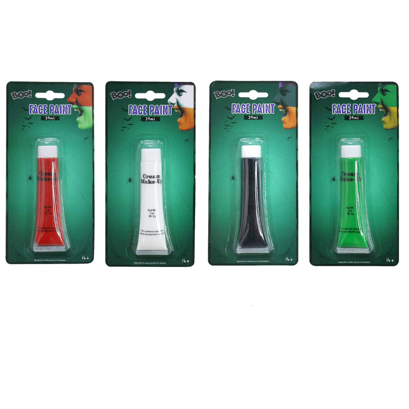 Ronis Halloween Coloured Cream Makeup 29ml 4 Asstd