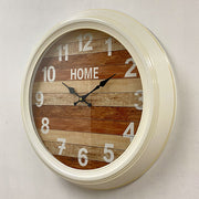 Ronis Hamptons Style Metal Frame Wall Clock 46x46x8cm White