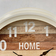 Ronis Hamptons Style Metal Frame Wall Clock 46x46x8cm White