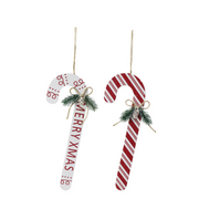Ronis Hanging Candy Cane Deco 30cm Assorted