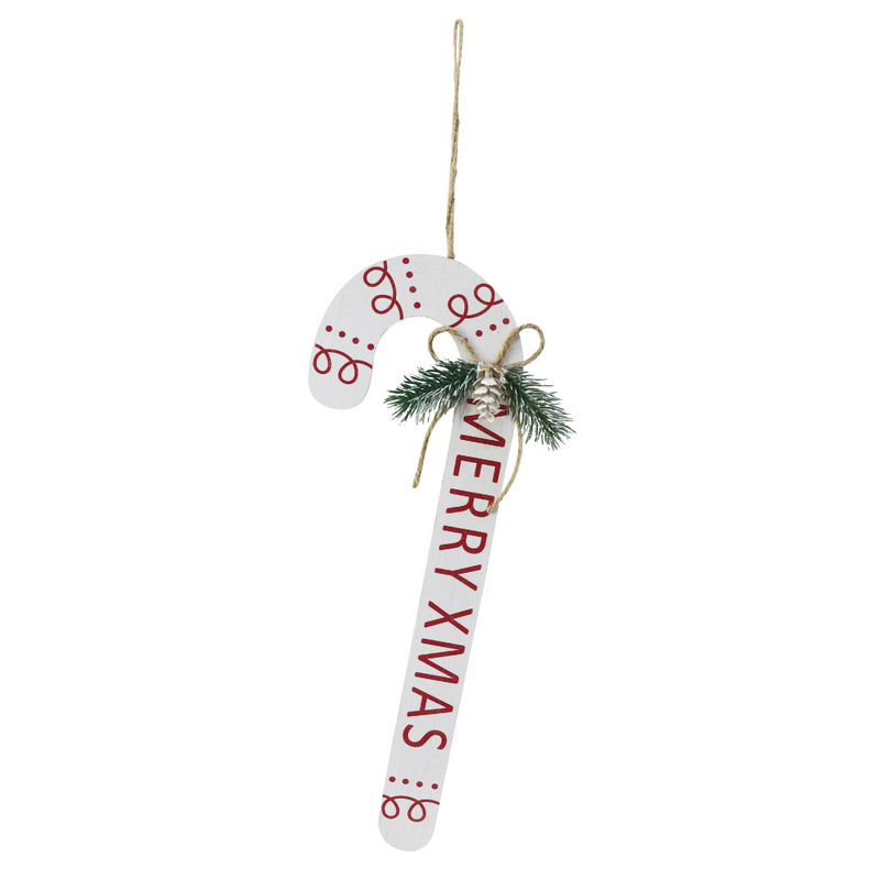 Ronis Hanging Candy Cane Deco 30cm Assorted