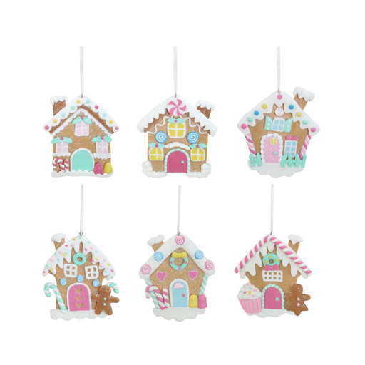 Ronis Hanging Gingerbread House Assorted
