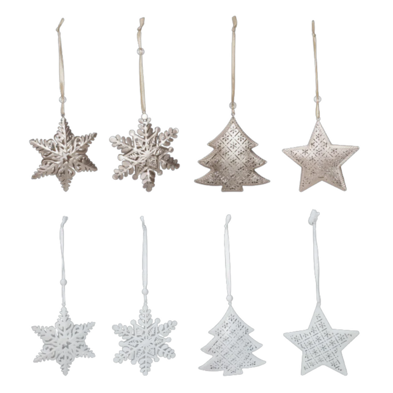 Ronis Hanging Matte Metal Deco Assorted