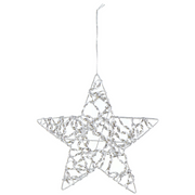 Hanging Metallic Star Assorted – festive metallic star ornaments for Christmas trees and holiday décor