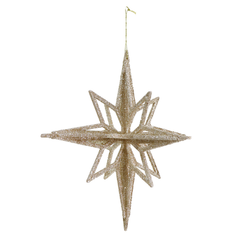 Ronis Hanging Nativity Star 18cm Assorted