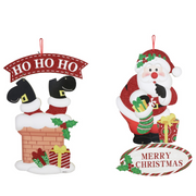 Ronis Hanging Plaque 36cm Assorted