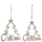 Ronis Hanging Tree Deco 18cm Assorted