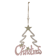 Ronis Hanging Tree Deco 18cm Assorted