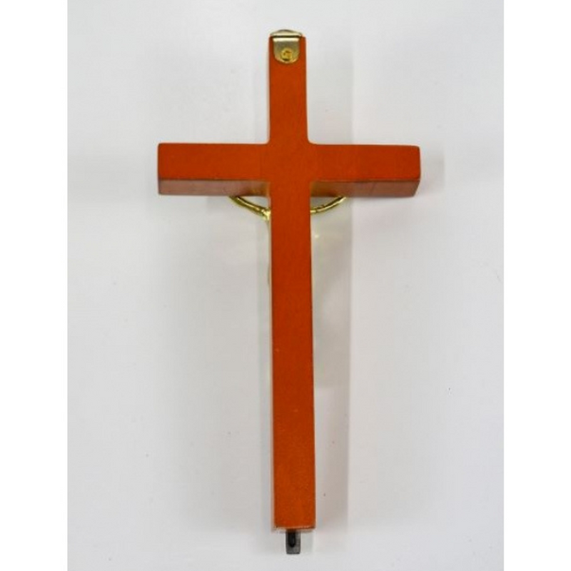 Ronis Hanging Wooden Crucifix 10x20cm Assorted