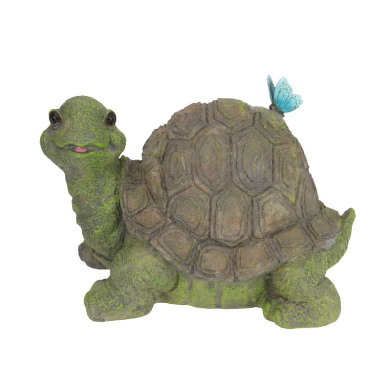 Ronis Happy Tortoise with Butterfly 26cm Assorted