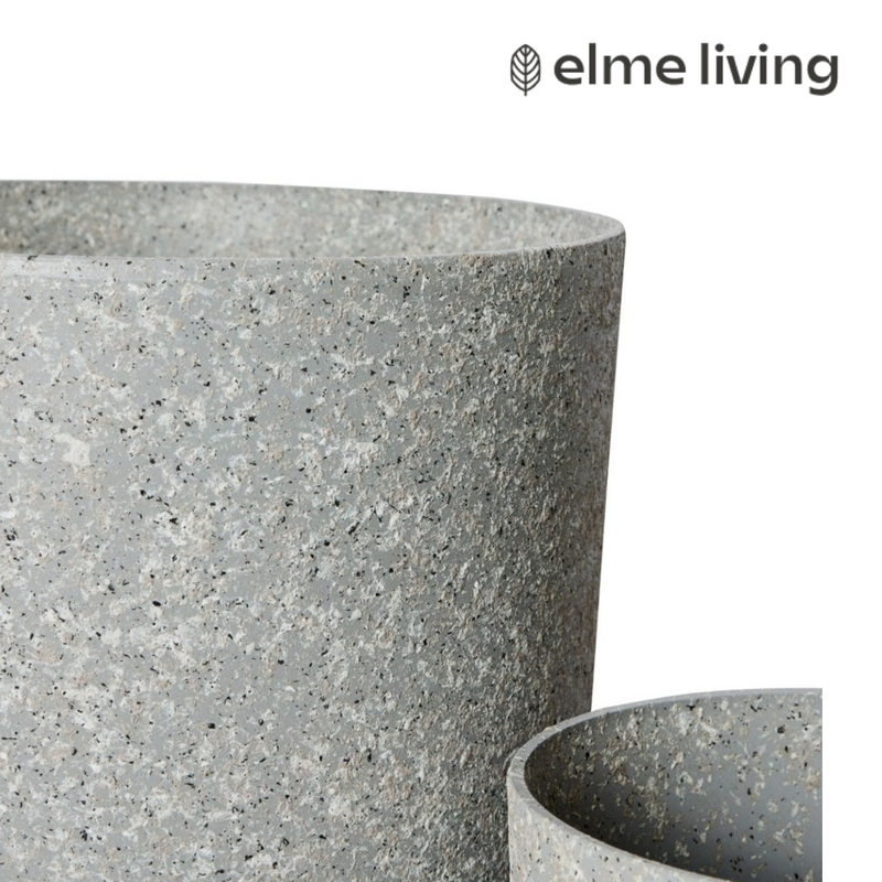 Ronis Harlow Stonelite Planter Set 35/43/53cm Grey
