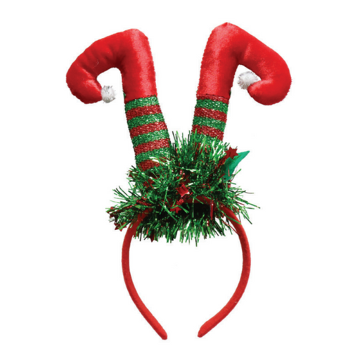 Ronis Headband Elf Legs Upside Down