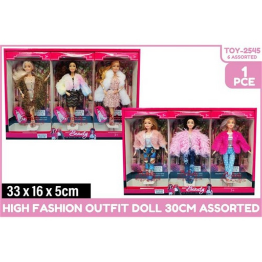 Ronis High Fashion Outfit Doll 30cm 6 Asstd