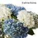 Ronis Hydrangea Mix Lydia Bowl White/Blue 68x68x54cm