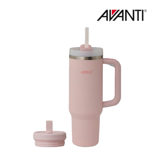 Ronis HydroQuench Avanti Insulated Bottle 1L Blush Pink 1L with 2 Lids